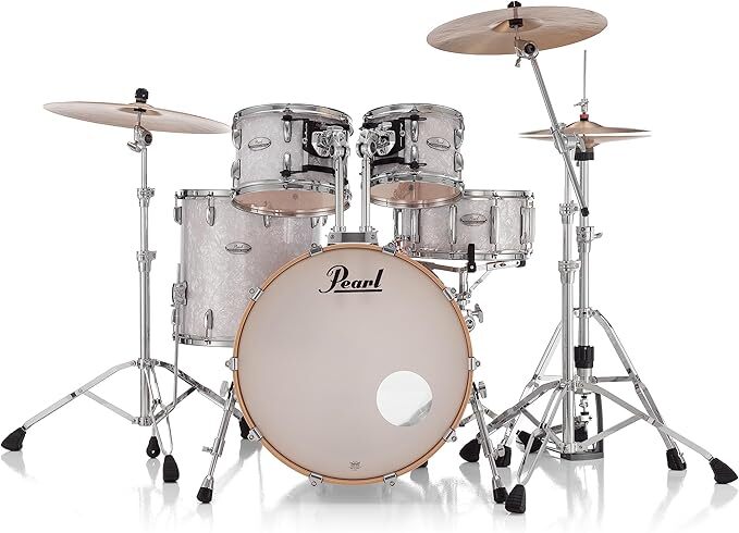 PEARL PMX924XEDP/C448 PROFESSIONAL MAPLE SHELL PACK (10 12 16 22) IN WHITE MARINE PEARL