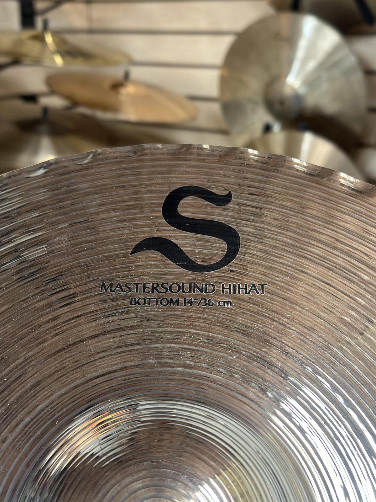 ZILDJIAN S14MB 14 S MASTERSOUND HIHAT BOTTOM 1306g - FLOOR