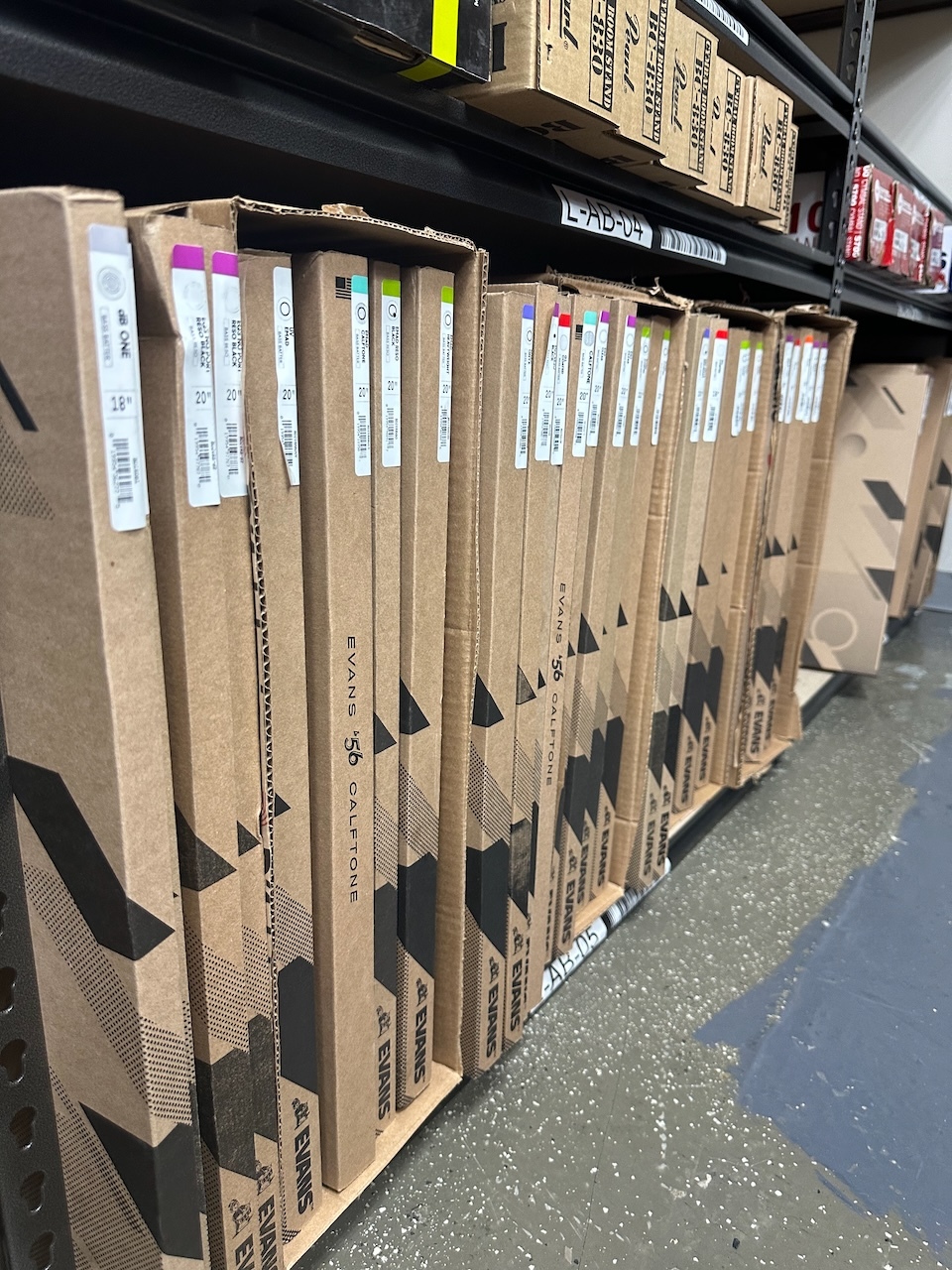 Drum sticks, mallets, and heads at Dallas Percussion