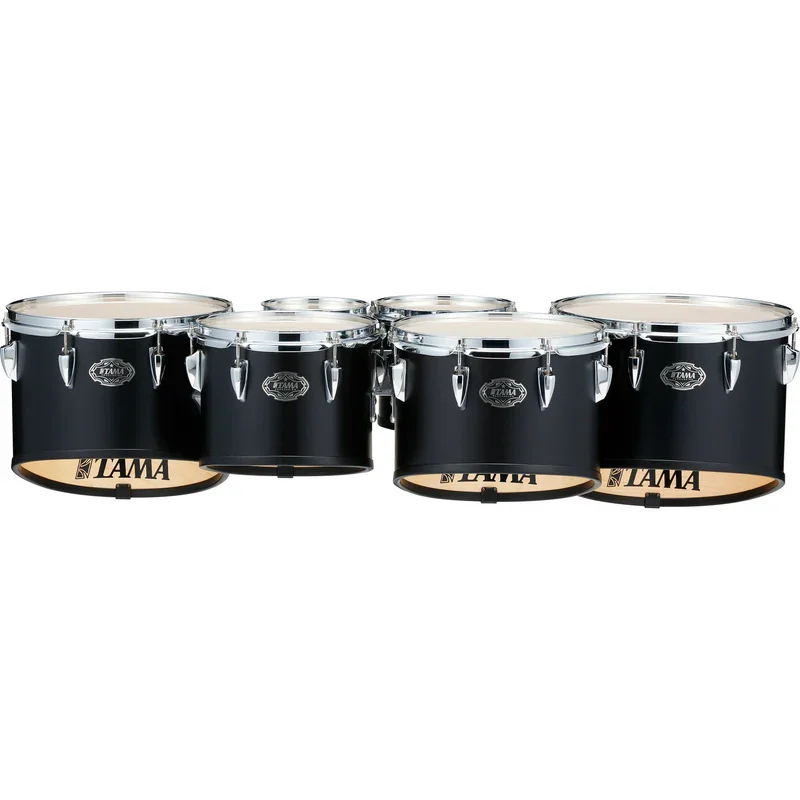 TAMA FIELDSTAR CORPS DEPTH TENOR DRUMS - SATIN BLACK LACQUER