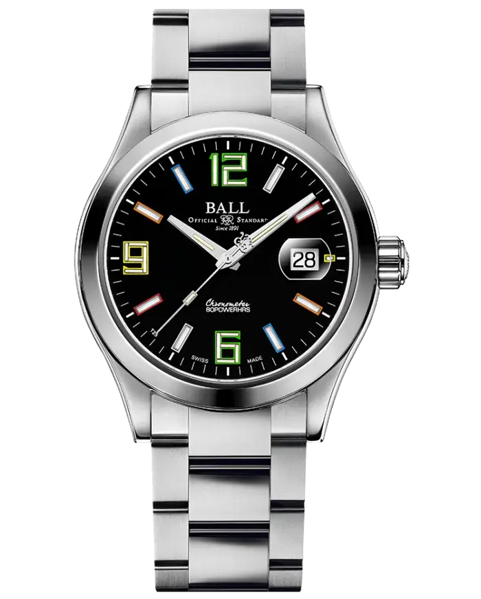 Ball Watch, BALL Engineer M Pioneer II Chronometer 40mm, LIMITED EDITION 1000, Anti-reflective sapphire crystal, Sapphire crystal transparent case back, 904L Stainless steel, WATER RESISTANCE 100m/330ft