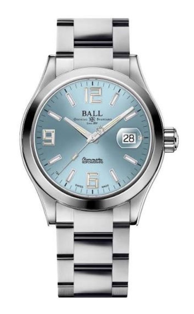 Ball Watch, Engineer M Pioneer II, 40mm,Ice Blue, Limited Edition 1000, Water Resistance 100m/330ft, 5,000Gs shock resistance, Stainless Steel