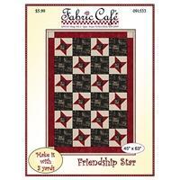 Fabric Cafe Friendship Star 3 Yard Quilt Pattern