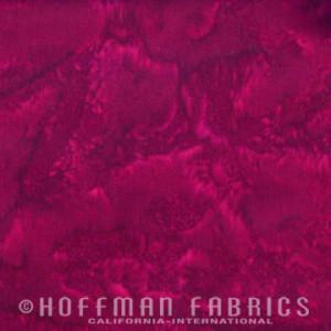 Hoffman Fabrics Ruby Magenta Bali Watercolors