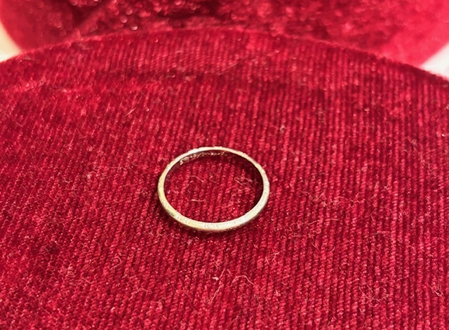 Vintage 18-Karat White Gold Orange Blossom Band by Sohengrin, Signed! Sie 5. Estate Collection