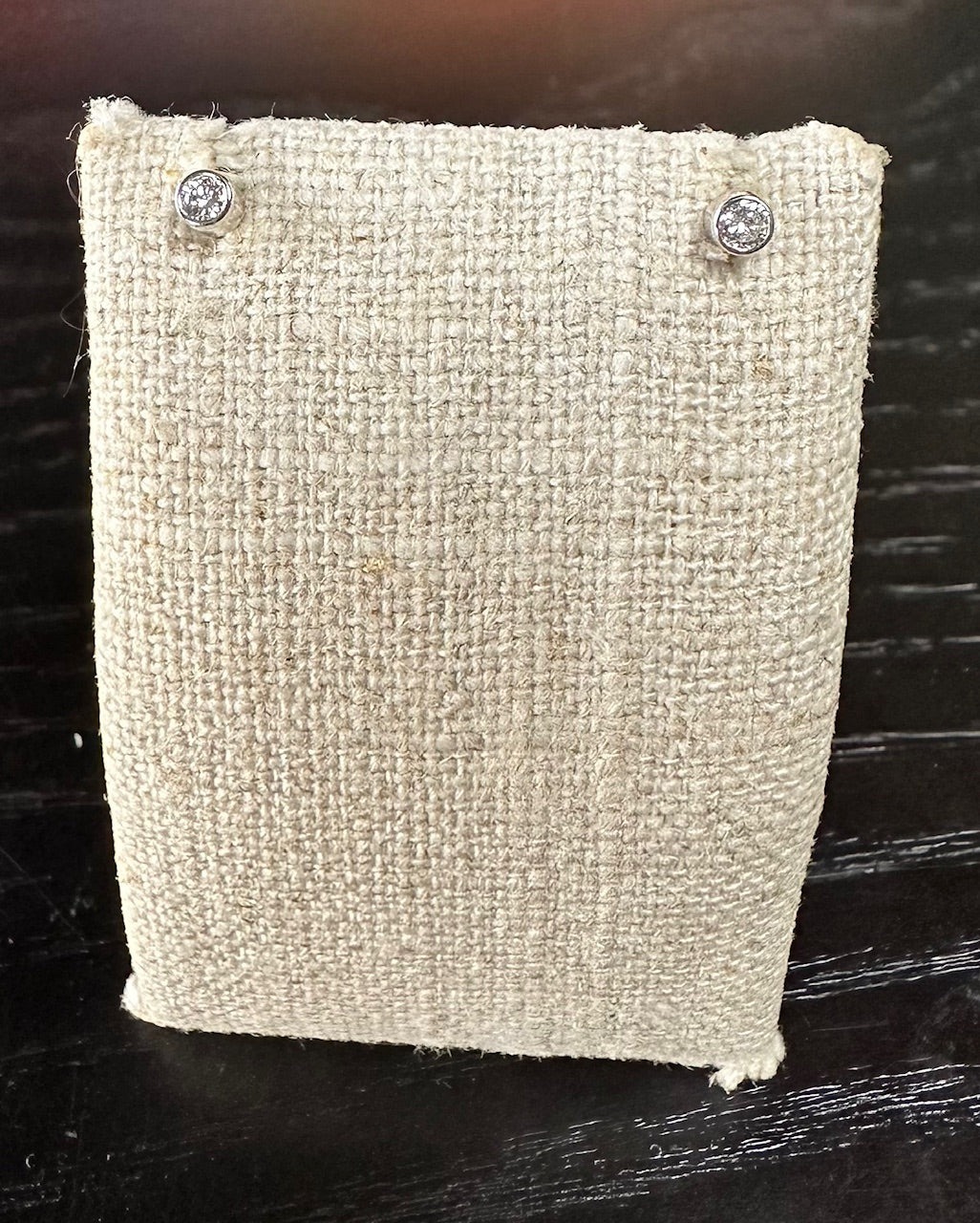 .10CTTW F/VS Baby Bezel Studs in 14K White Gold, Natural Earth-Mined Diamonds! JGFJ Made! - Copy