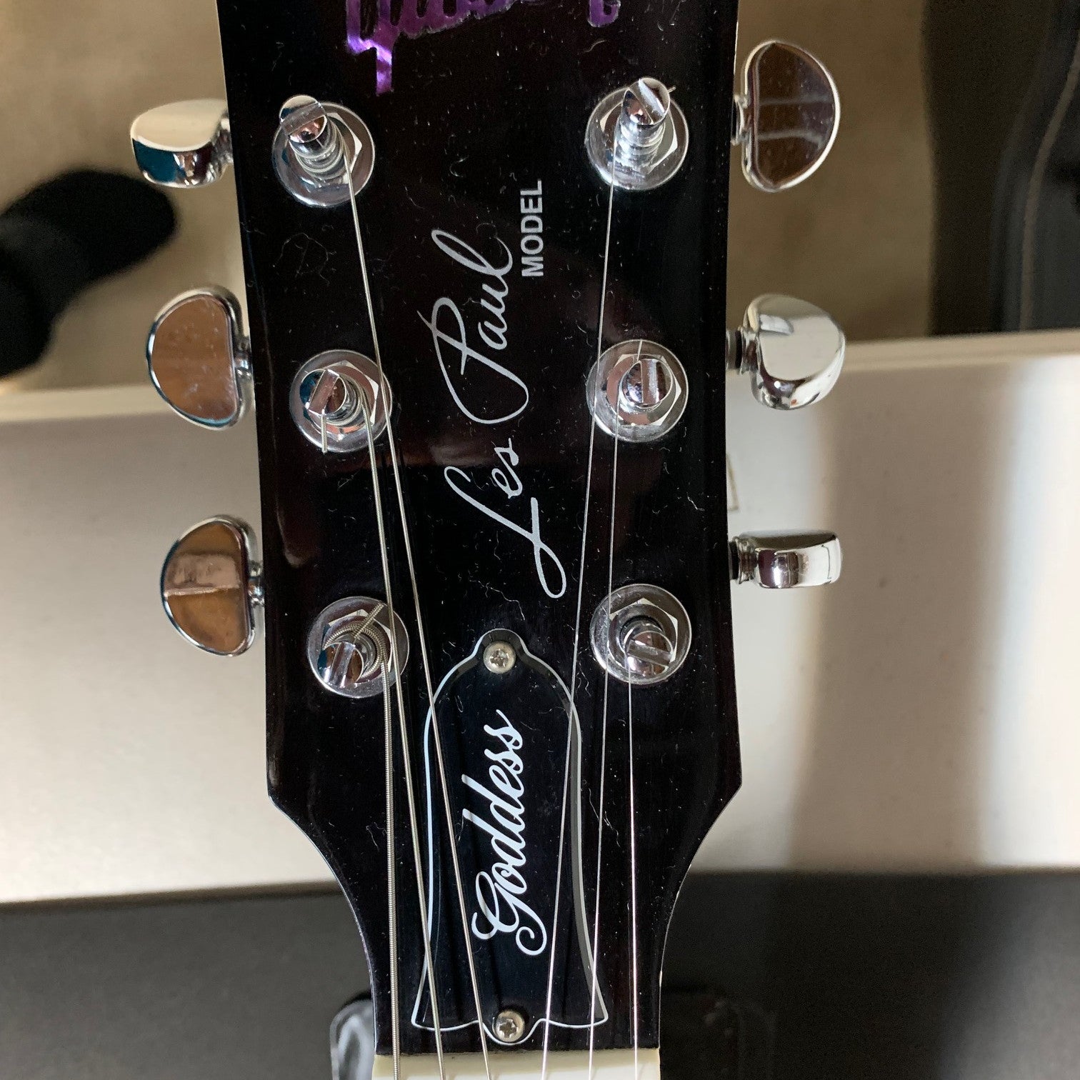 Gibson Les Paul Goddess Violet Burst 2006 Rare Like New - 002023041001