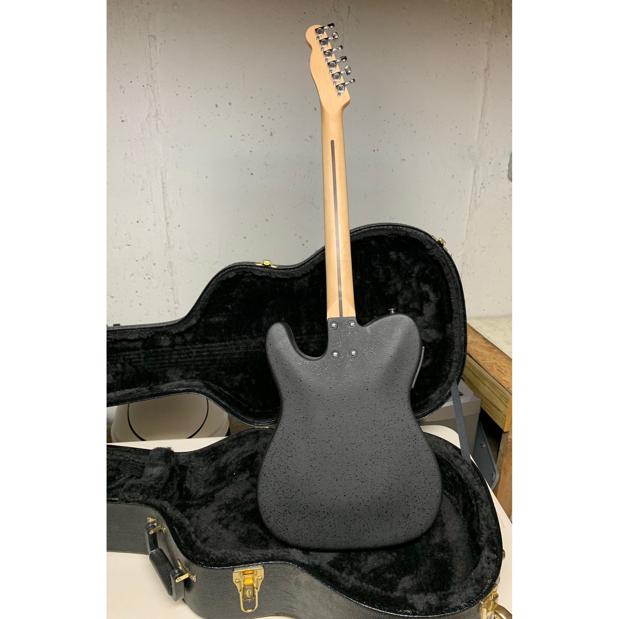 Pink Fender Telecoustic Paisley Acoustic Electric Guitar With Case