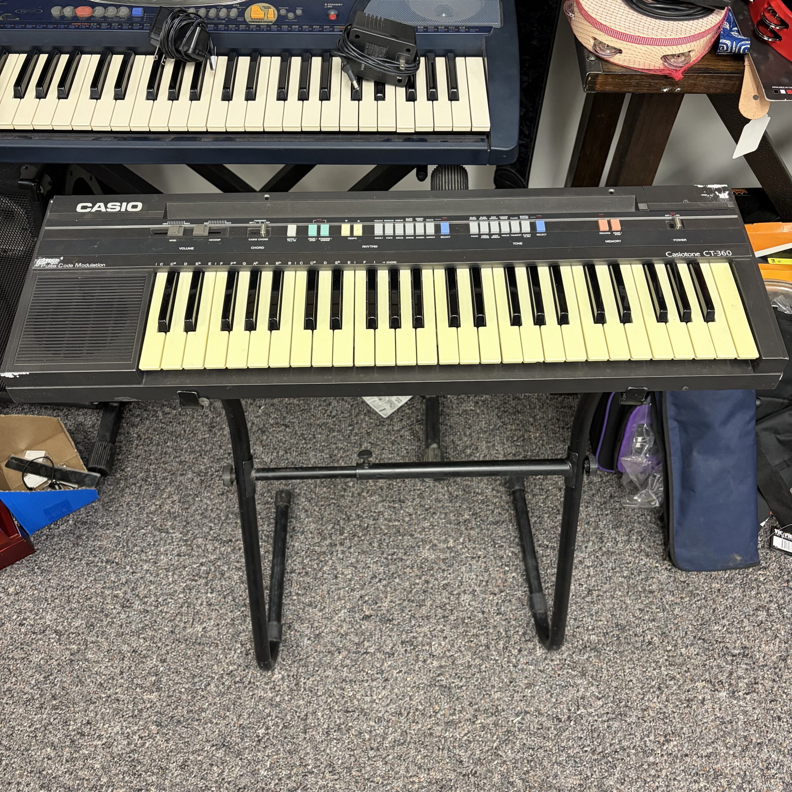 Casio CT-360 Casiotone 49-Key Synthesizer Vintage