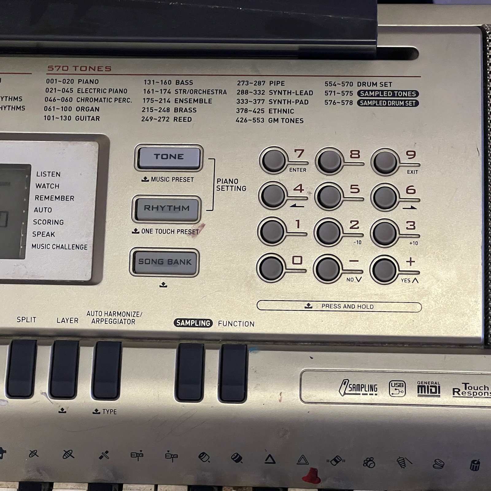 Casio WK-200 76-Key Electronic Keyboard, Used - 2025052201