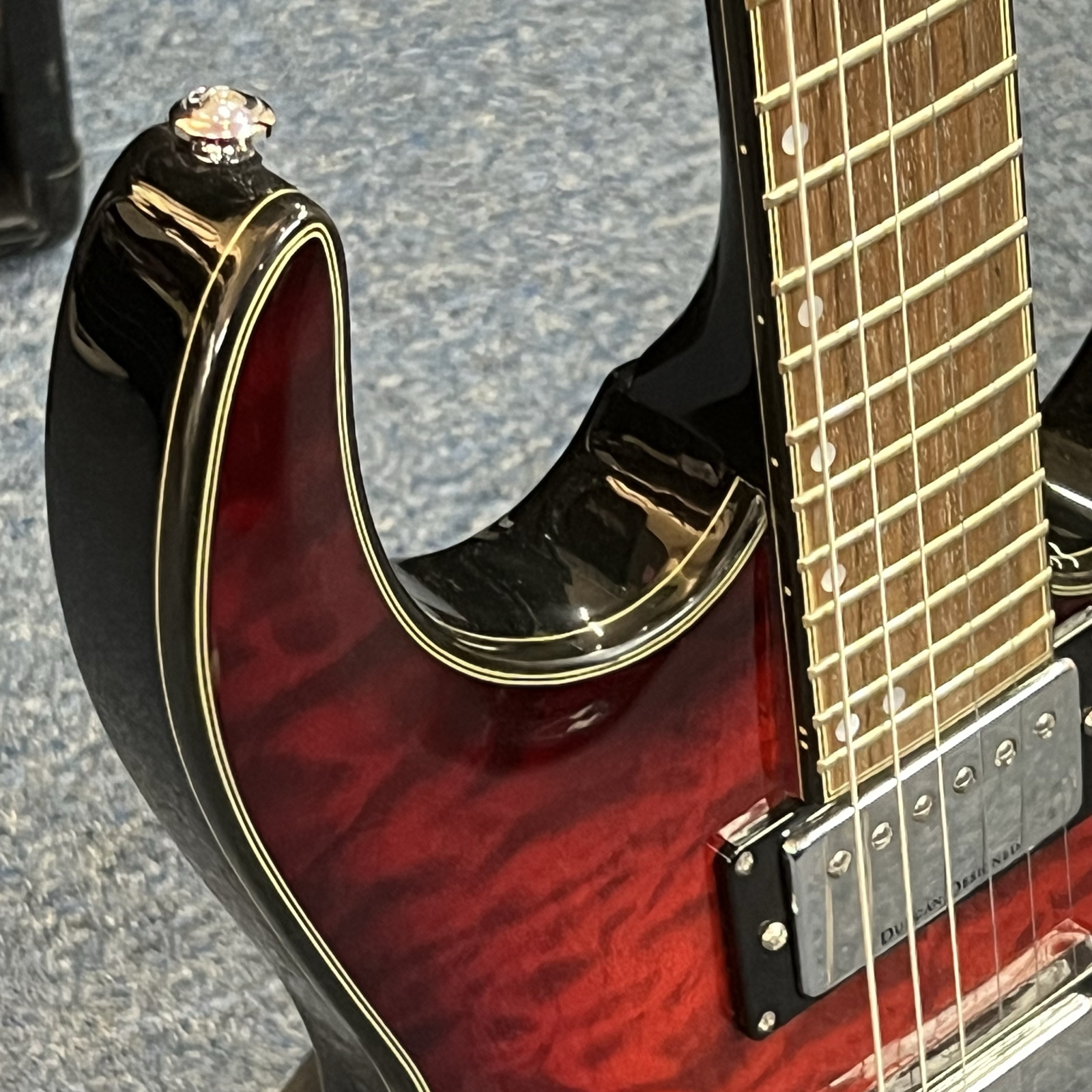 Greg Bennett Design by Samick Concord CD-3 TBC Quilt Top Red