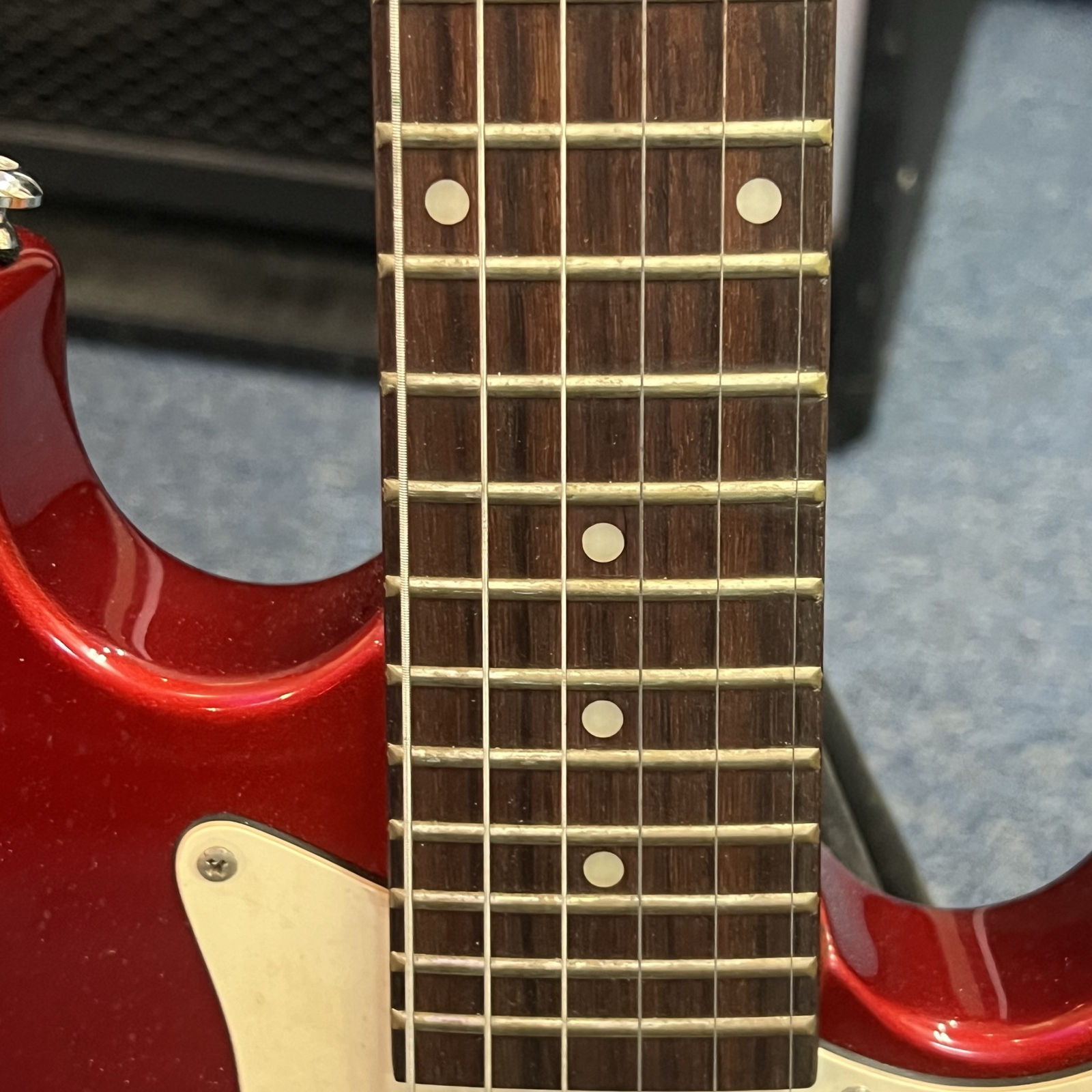 Greg Bennett Samick MMB1 Malibu Red Mini Electric Guitar - Used