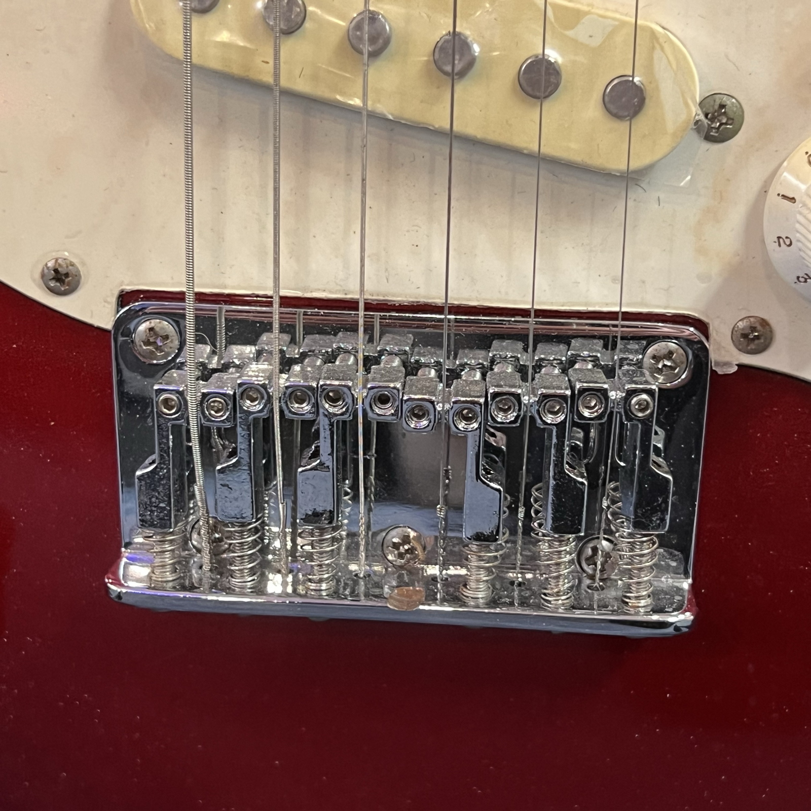 Greg Bennett Samick MMB1 Malibu Red Mini Electric Guitar - Used