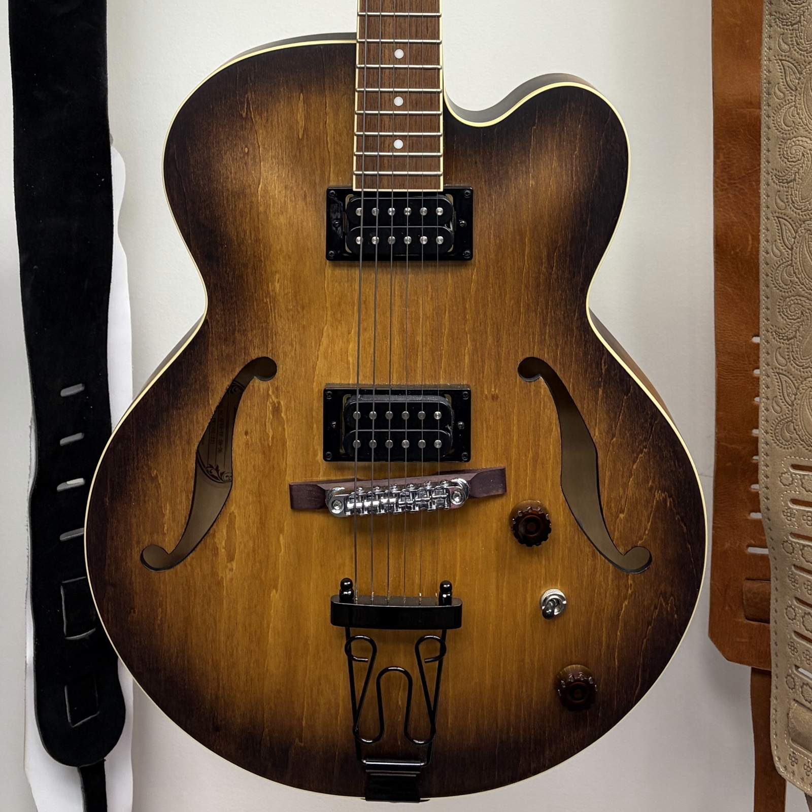 Ibanez Artcore AF55 Hollowbody Electric Guitar - Tobacco Flat - Like new w/HSC