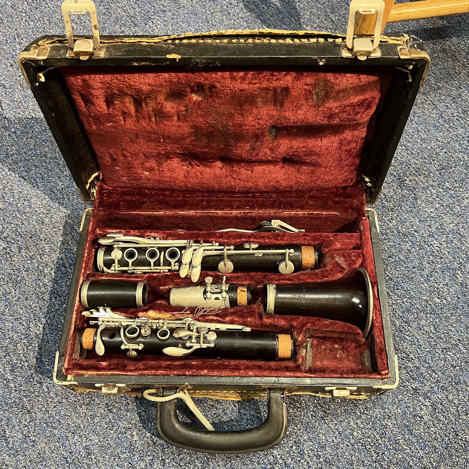 Jeffrey Wooden Clarinet by Leblanc Made in France - Vintage 1960s