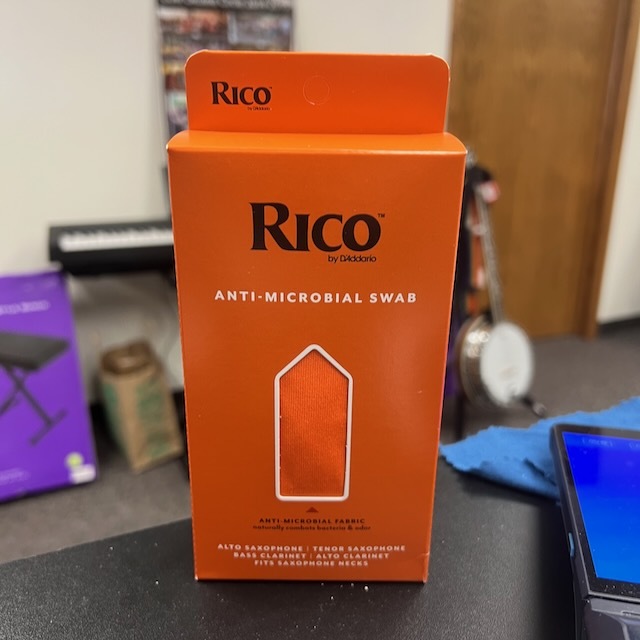 Rico Anti-Microbial Swab, Large for Alto, Tenor Sax Bass, Alto Clarinet
