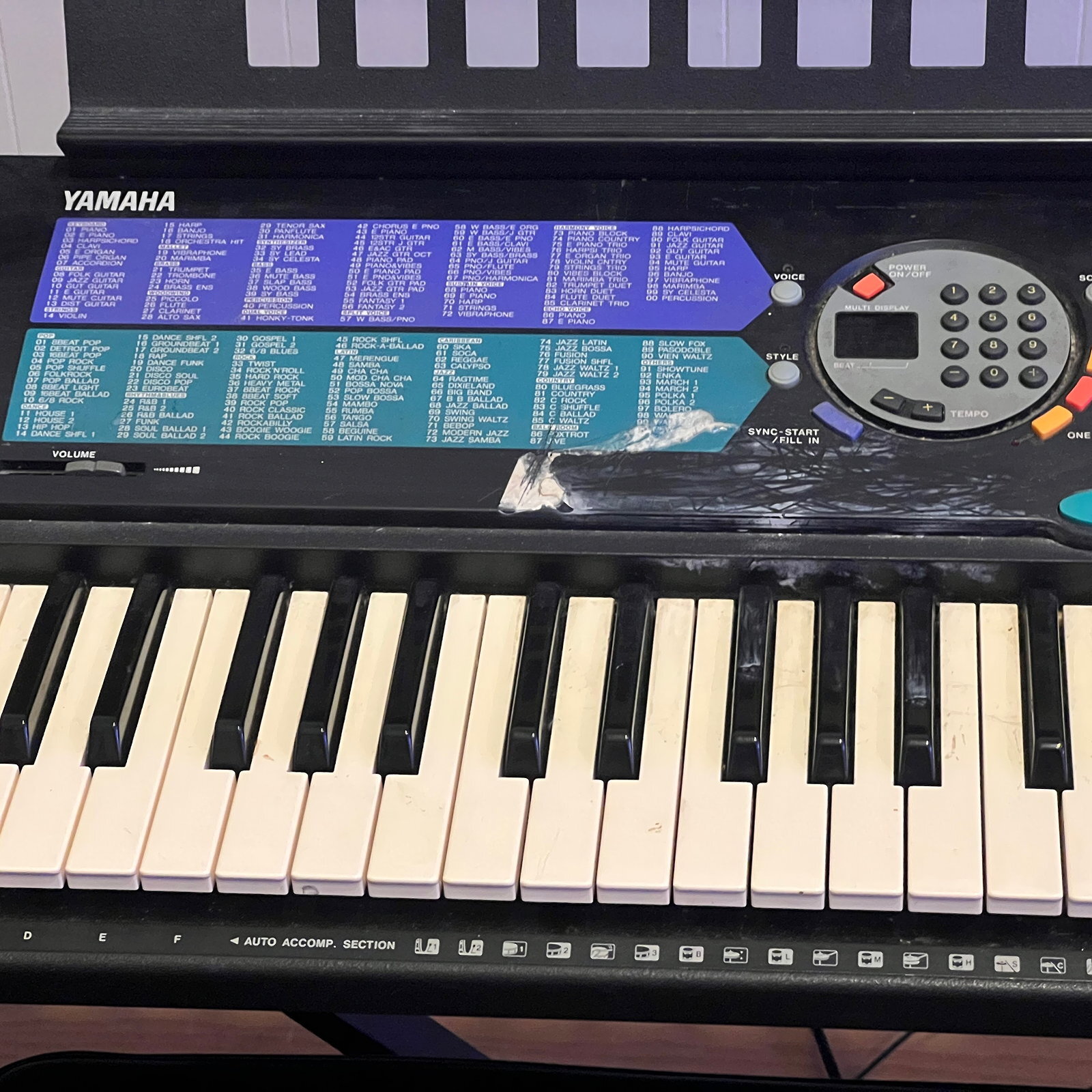 Yamaha PSR-185 Portatone Keyboard, Used - 2025052202
