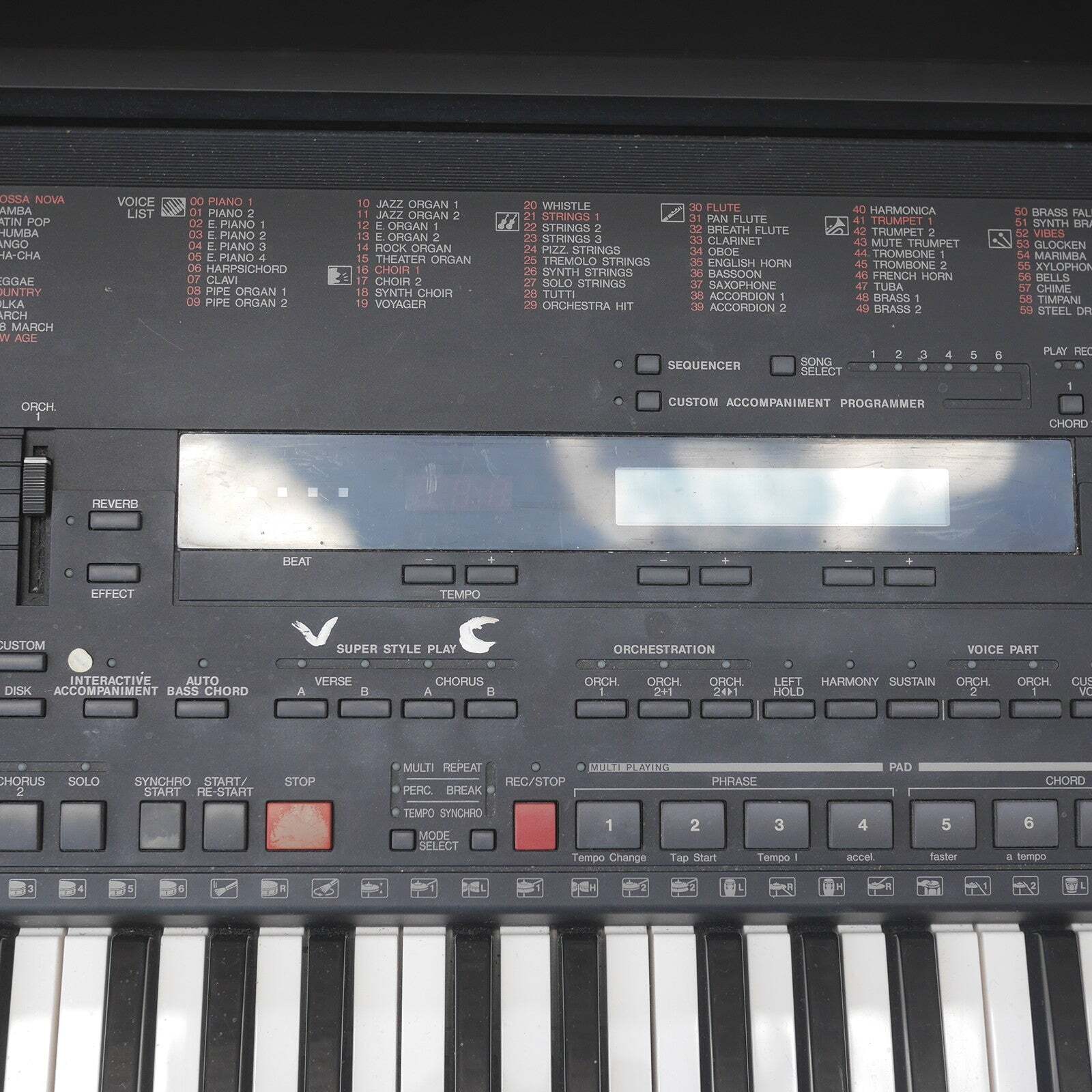 Yamaha Portatone Electronic Keyboard PSR-5700 - 2024051106