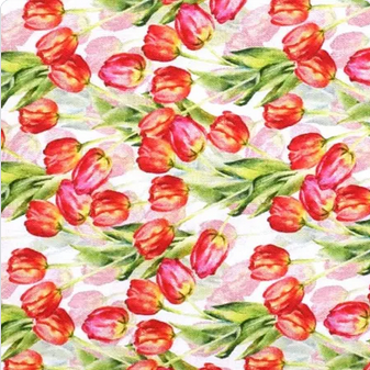 Watercolor Beauty rd Tulips