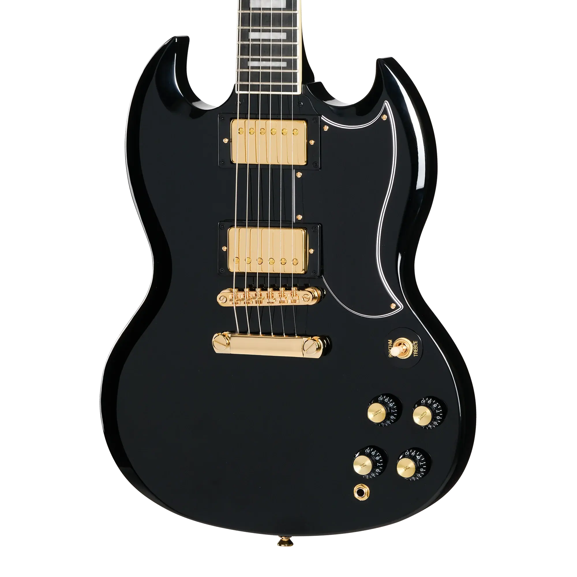 Epiphone SG Custom Electric Guitar - Ebony - 711106156224