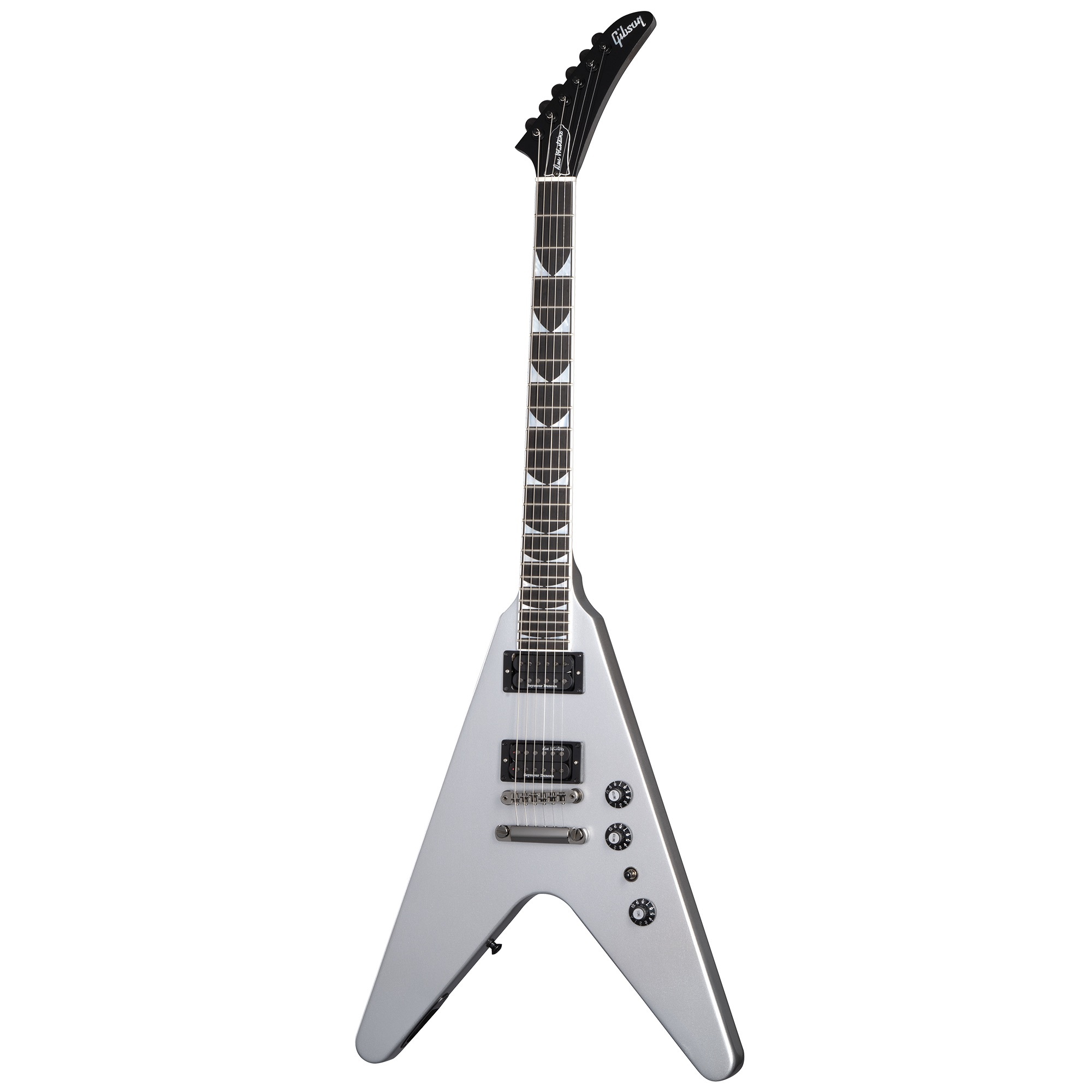 DEMO MODEL* Gibson Dave Mustaine Flying V EXP - Silver Metallic