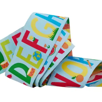 My ABC's in Bright Sky - 2 width - Back to School by Stacy Iest Hsu