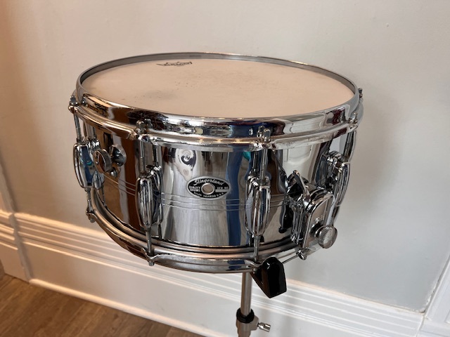 Slingerland Vintage 6.5 x 14 Chrome Over Brass Snare Drum