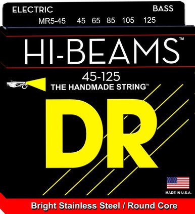 DR Hi Beam 45-105 Bass 5 String Bass