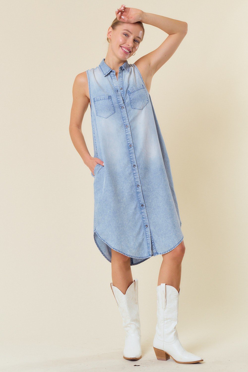 short sleeve button up dress Women's 100% Cotton Short Sleeve Knit Button Down Shirt