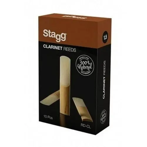 Stagg Clarinet Reeds RD-CL 1.5mm Box of 10