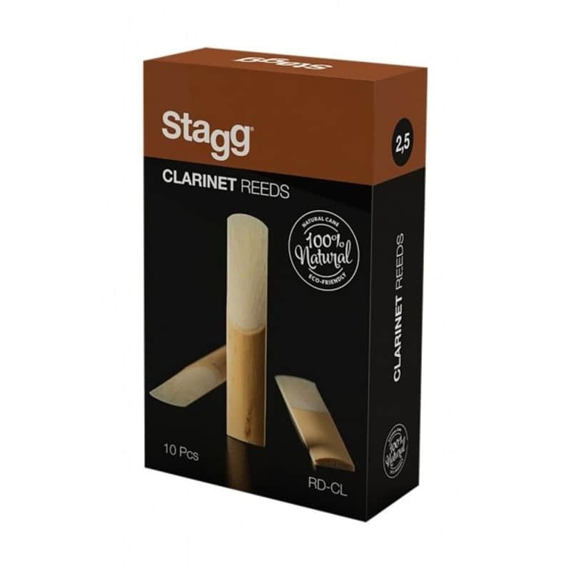 Stagg Clarinet Reeds RD-CL 2.5mm Box of 10 - Copy