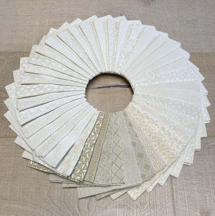 Anything But Basic 40pc Muslin Cream Fat Quarter Bundle from Trendtex for Moda - Arriving Nov. 2025