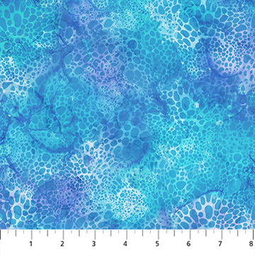 Coral Reef by Deborah Edwards/Melanie Samra for Northcott - Blue Bubbles - DP28880-44