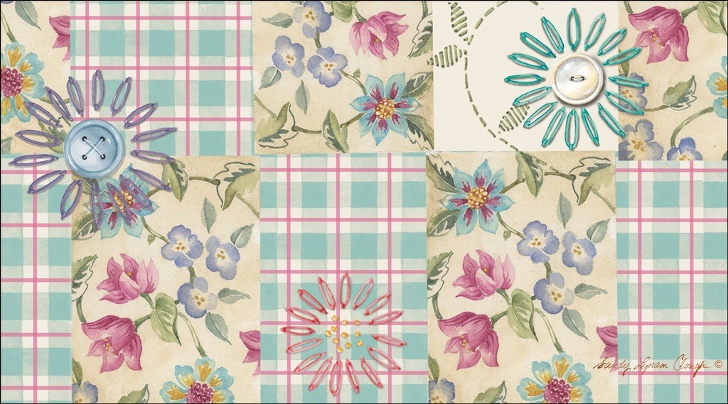 Cottage Patchwork 2 Year Pocket Calendar 2027/2028 - Arriving Next Month 