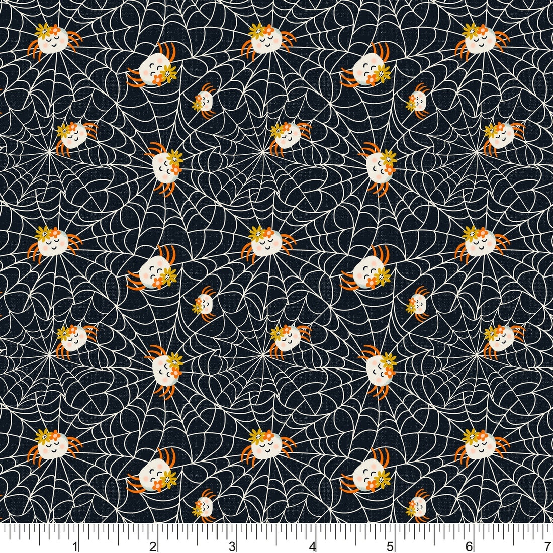 Ghostly Garden by Hang Tight Studios for Phoebe Fabrics - Spinning a Web - PH0684
