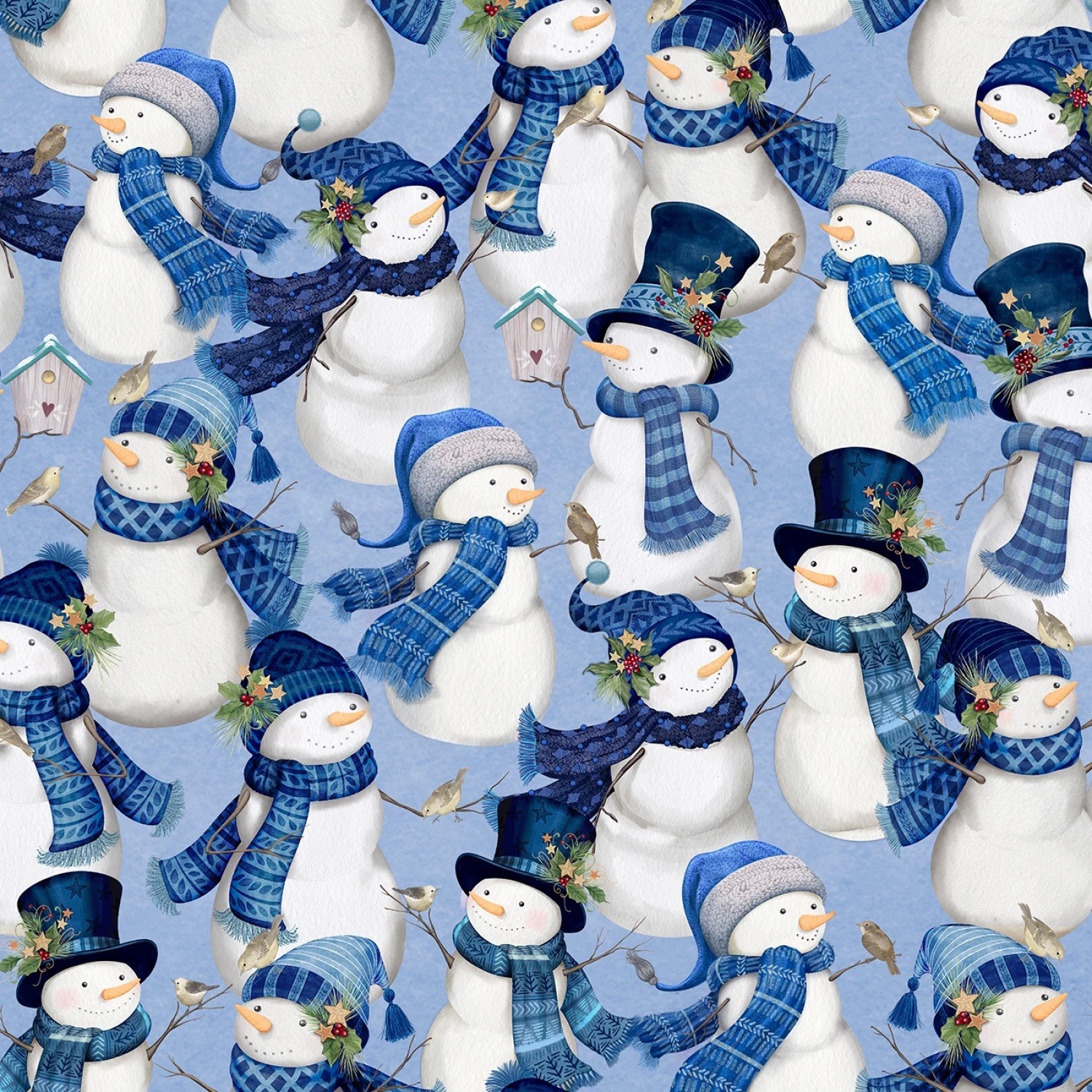 Let it Snow-Man by Danielle Leone for Wilmington - Packed Snowmen - 27753-440