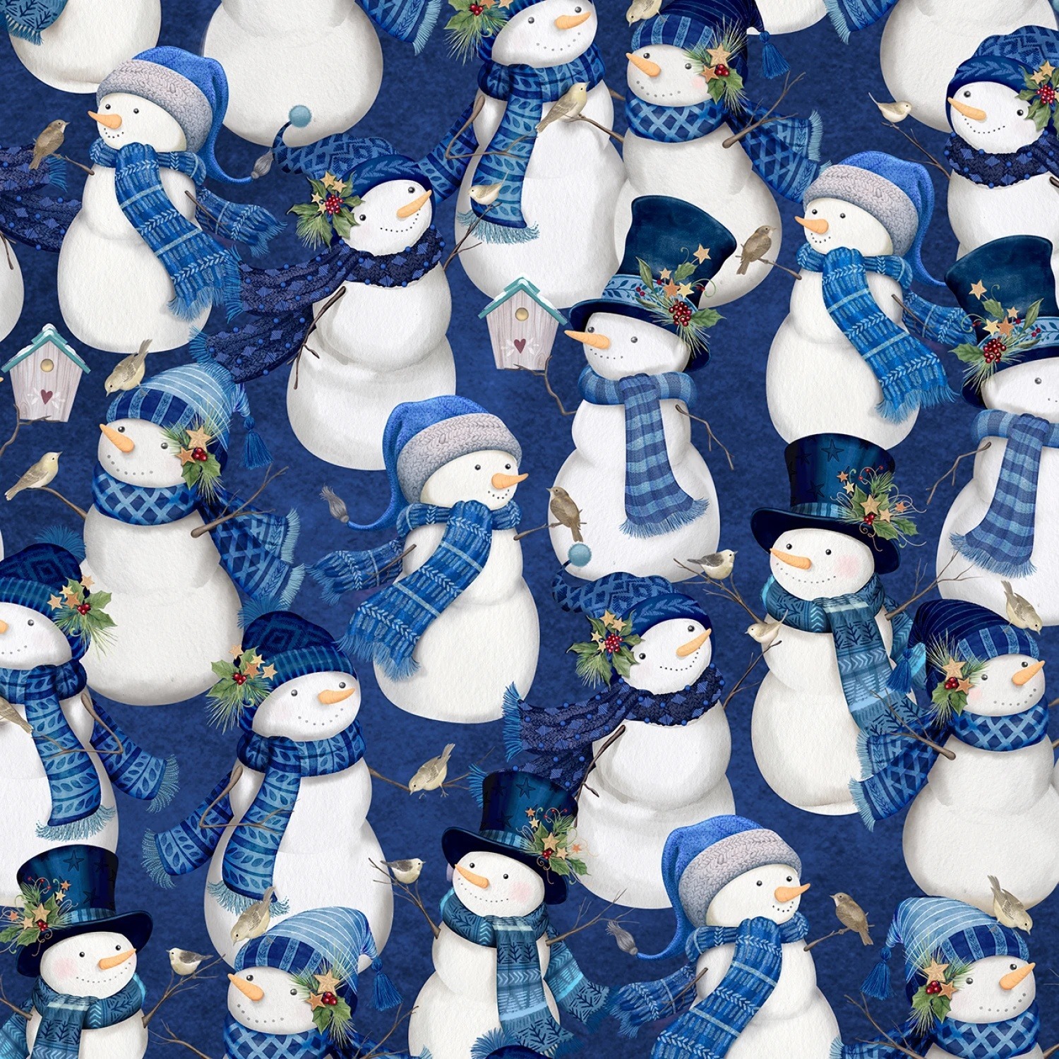 Let it Snow-Man by Danielle Leone for Wilmington - Packed Snowmen - 27753-441
