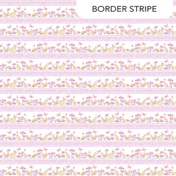 Peas in a Pod Flannel by Northcott - Pink Border Print - F29035-21