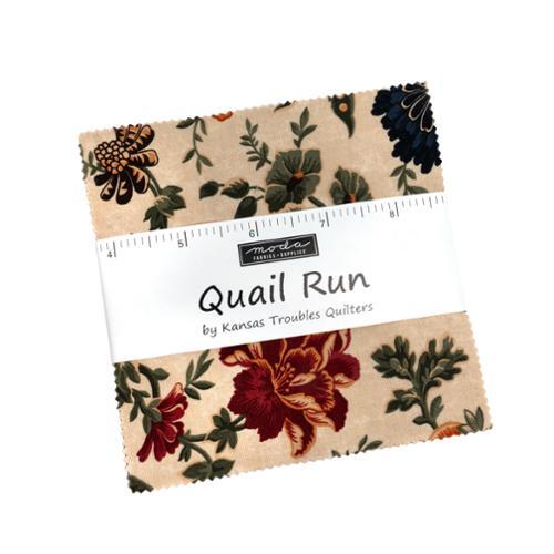 Quail Run by Kansas Trouble for Moda 5in Charm Pack 42pc x 5in 