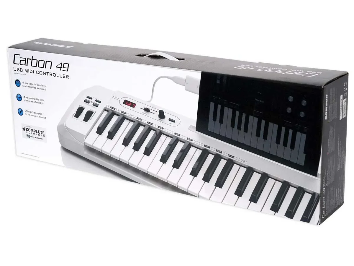 Used Samson Carbon 49 Midi Controller