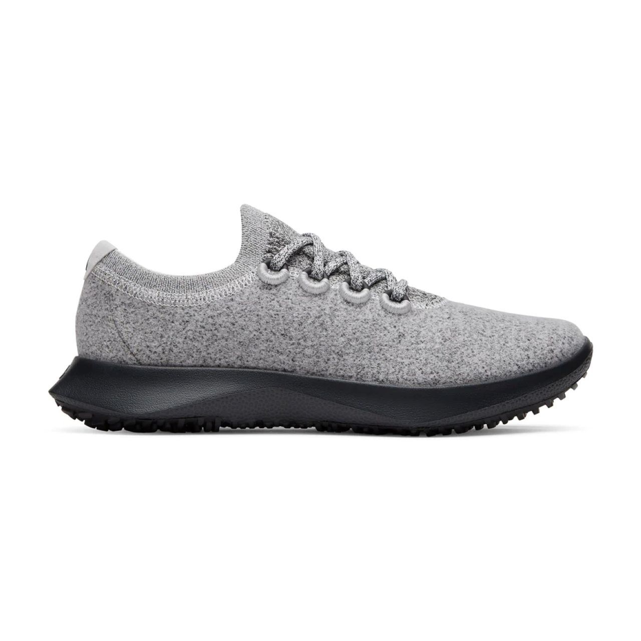 Allbirds Women's Wool Dasher 2 Mizzle Water Repellent - Medium Grey (Natural Black Sole)