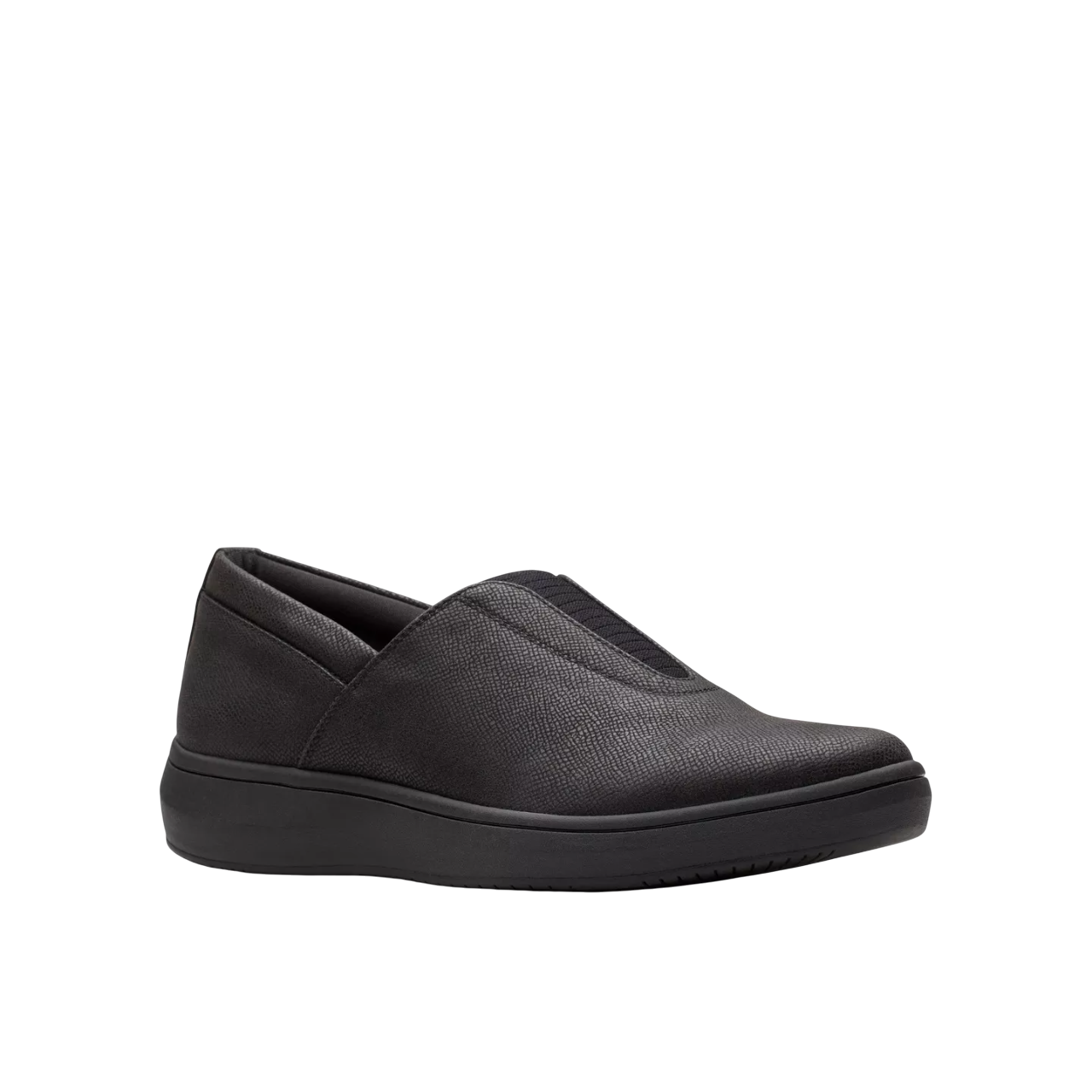 Clarks Women's BreezeSky Ria Wide- Black/Black