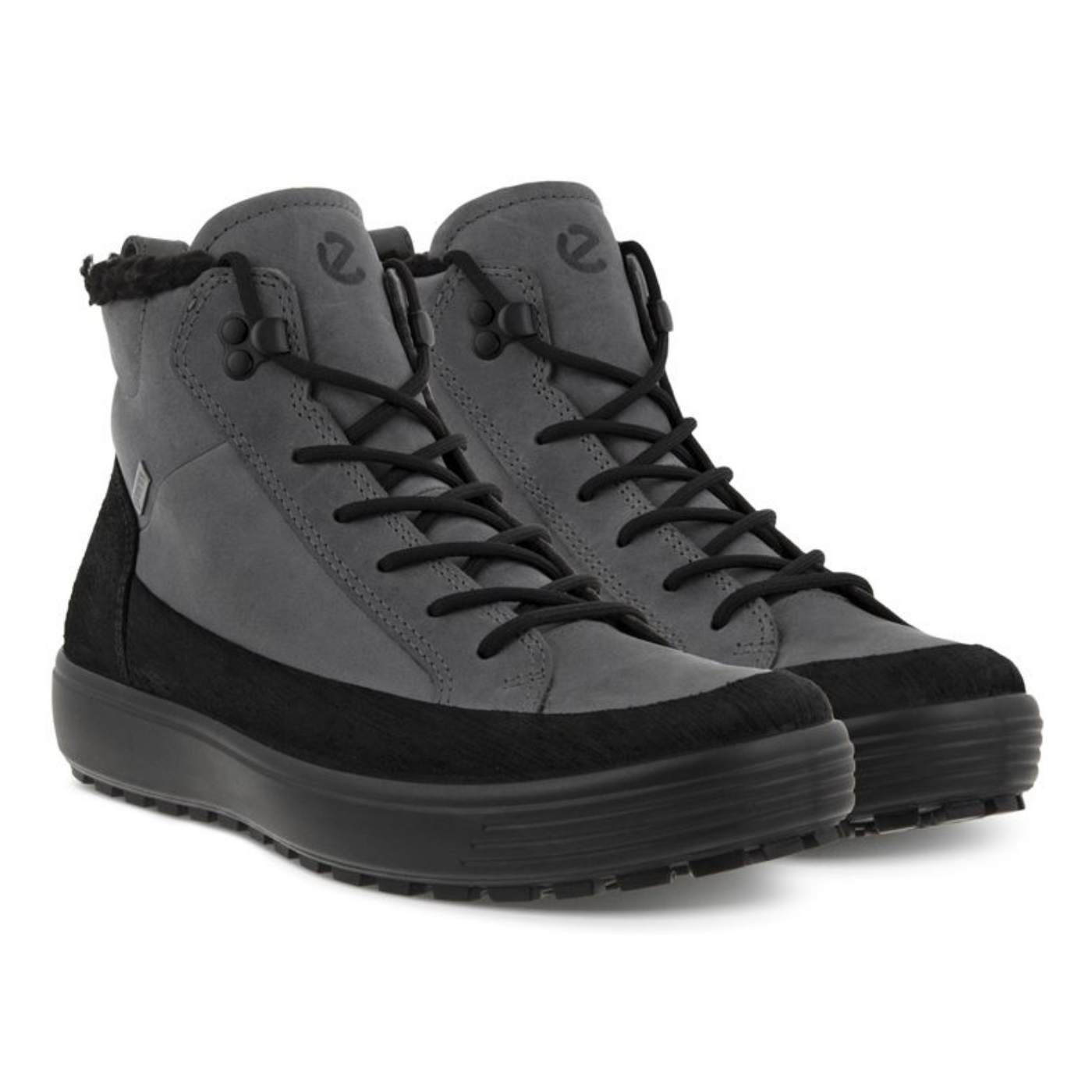 Ecco Men's Soft 7 Tred GTX 450444 - Black/ Titanium - 194890389793