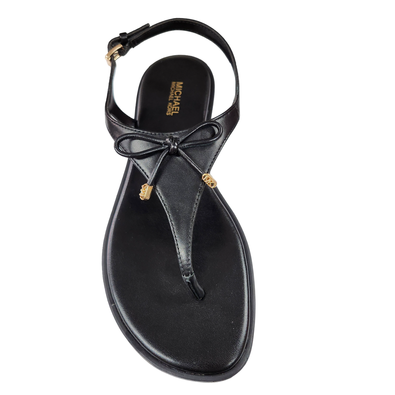 Michael Kors Women's Nori Flat Thong - Black - 197677057380