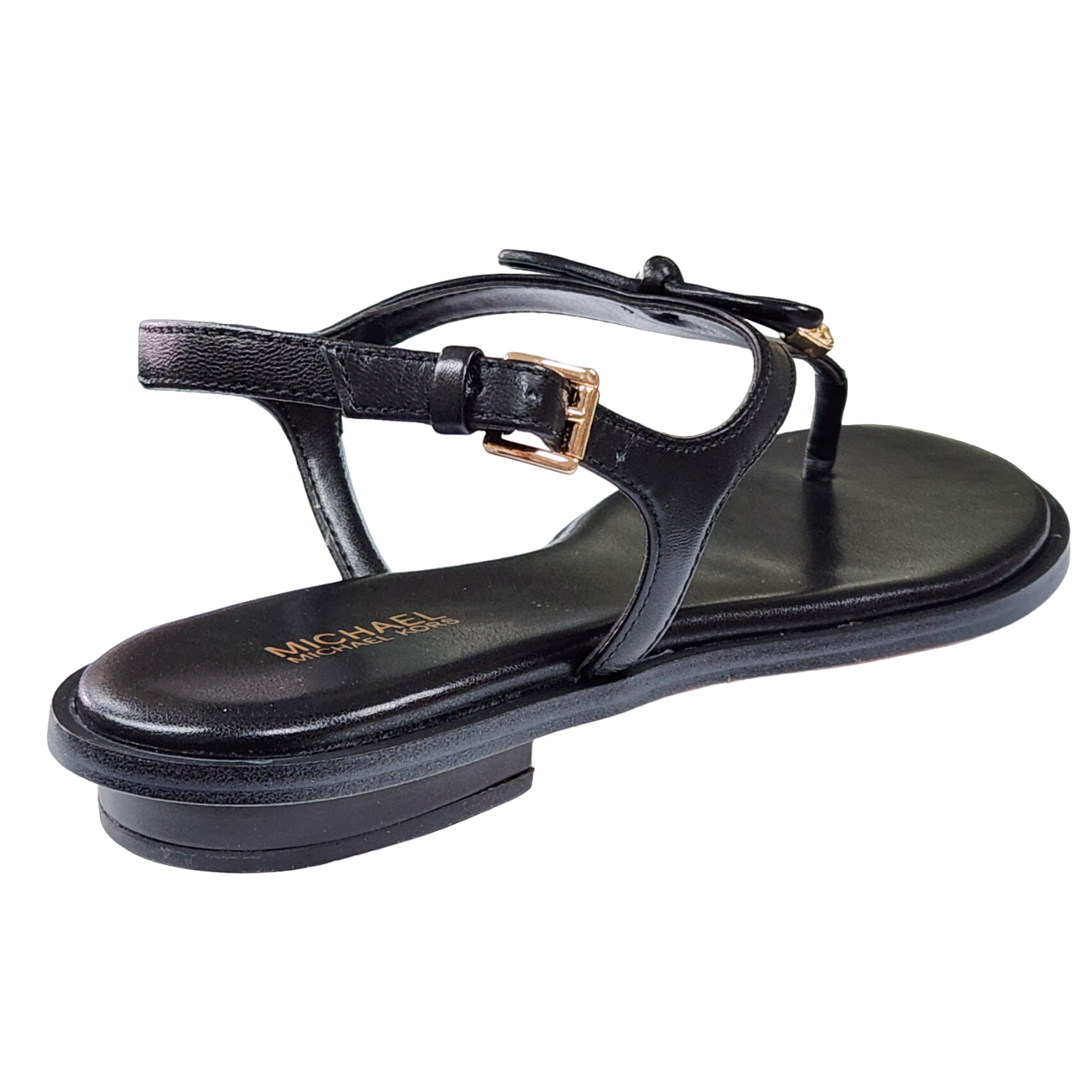 Michael Kors Women's Nori Flat Thong - Black - 197677057380