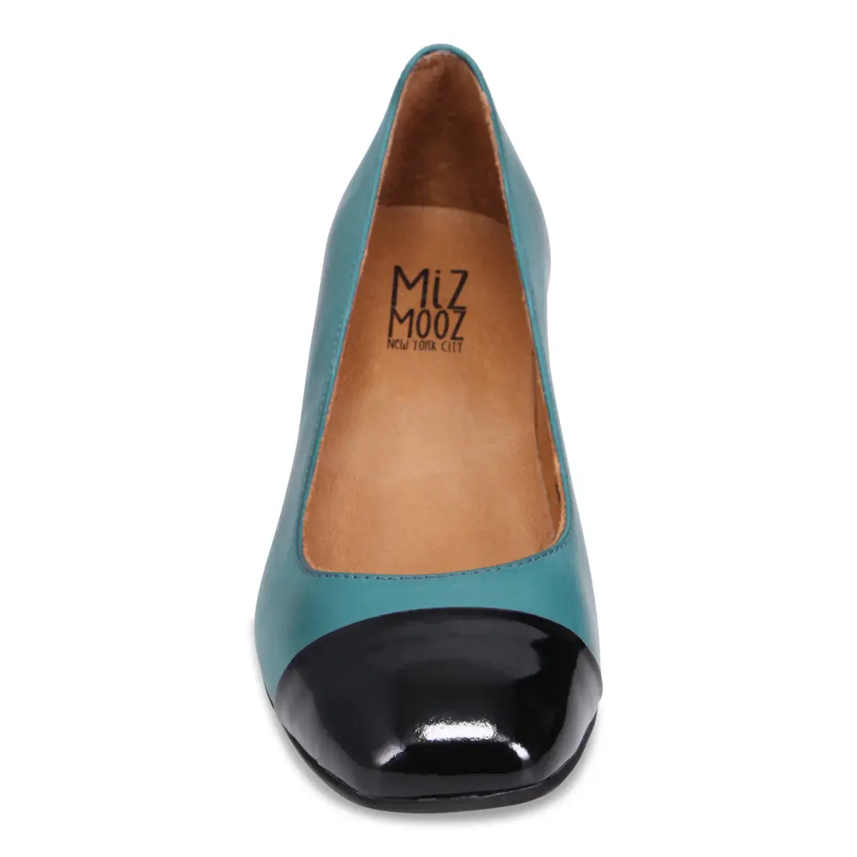 Miz Mooz Women's Gilda - Marine/Black Patent - 197576203765