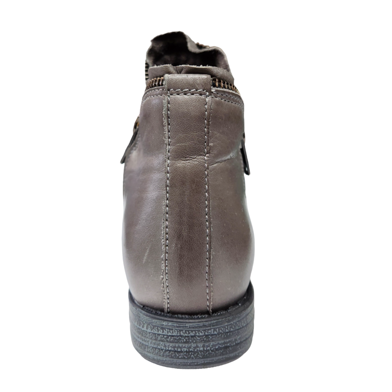 Miz Mooz Women's Luna Leather - Graphite - 192358488613