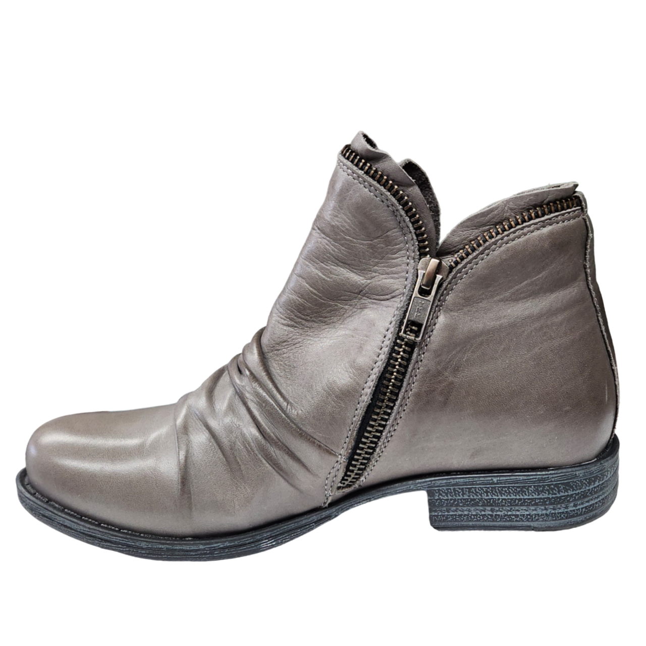 Miz Mooz Women's Luna Leather - Graphite - 192358488613
