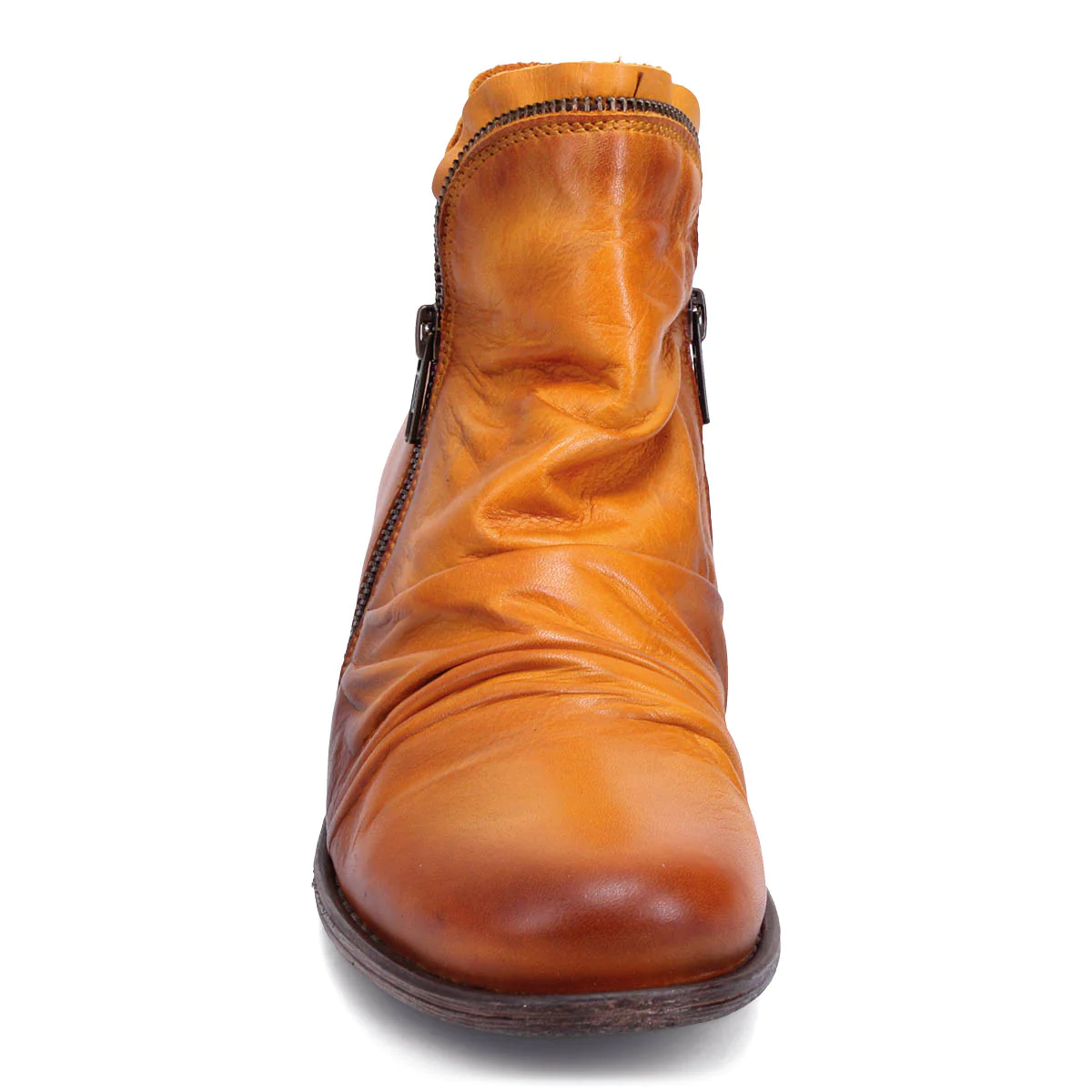 Miz Mooz Women's Luna Leather - Ochre Antique Burnish - 192358831396