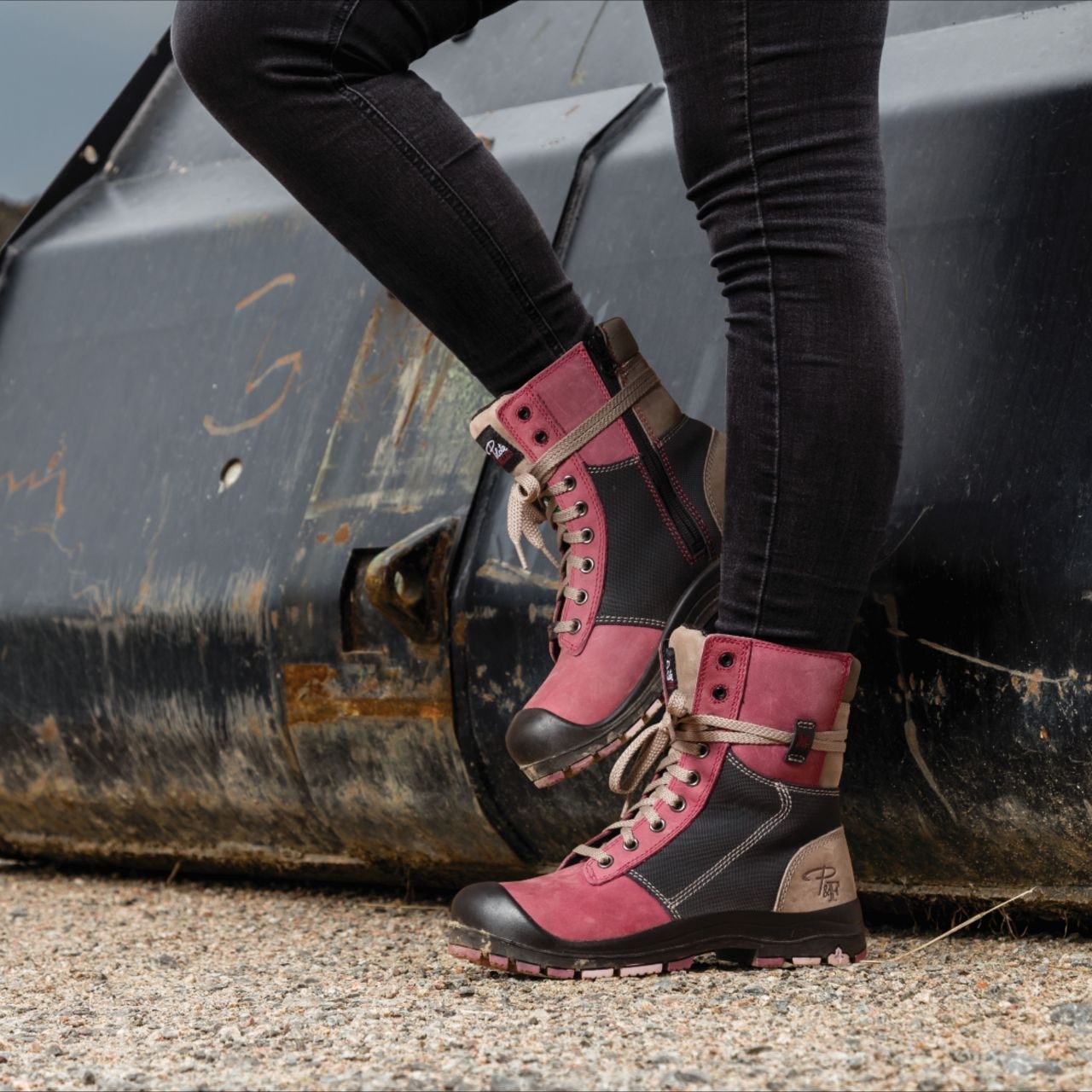 P&F CSA Women's PF368 8 Work Boot - Pink - 840154014290